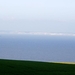 Aan horizon de krijtrotsen van Dover