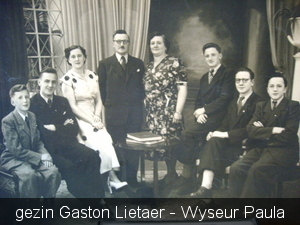 Gezin Gaston Lietaer - Paula Wyseur