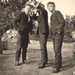 Michiel en B Luttje met neef Derk Wiekens in 1963