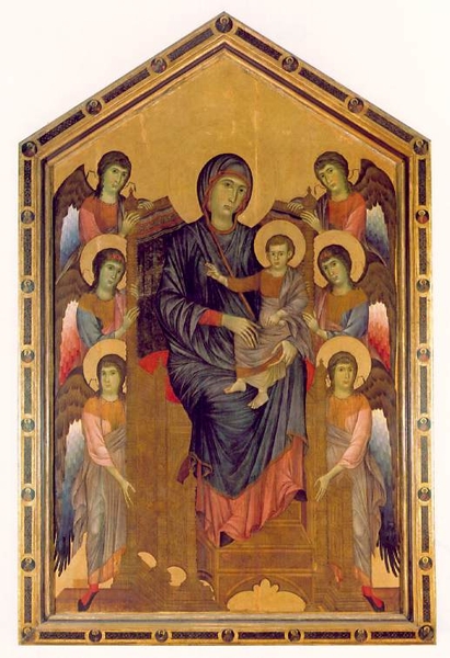 Cimabue_The-Virgin-and-Child-Enthroned-and-Surrounded-by-Ange