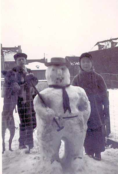 onze sneeuwman 1956