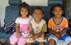 Kindjes van Mekonghotel