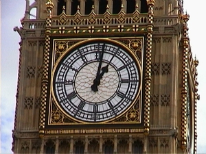 1A7 Westminster palace _Big Ben uurwerk in klokkentoren