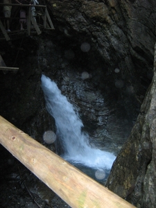 Watervallen op de Ragga Schlucht