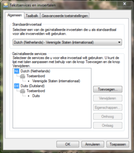 Windows RC 7 Taal instelling nederlands