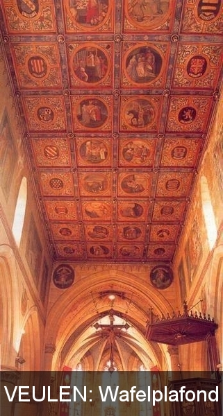 Veulen kerk wafelplafond