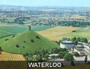 Waterloo de heuvel met leeuw
