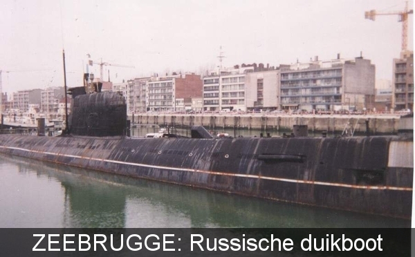 Zeebrugge Russische duikboot