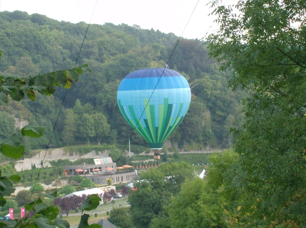 Landende luchtballon