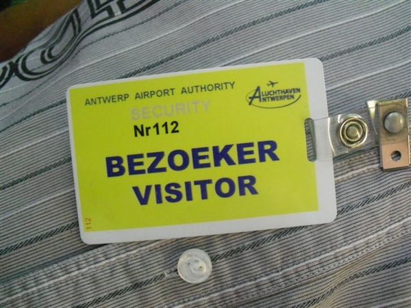 Veiligheids Badge Luchthaven!