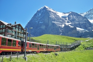 Treintje naar Jungfraujoch 3454 m