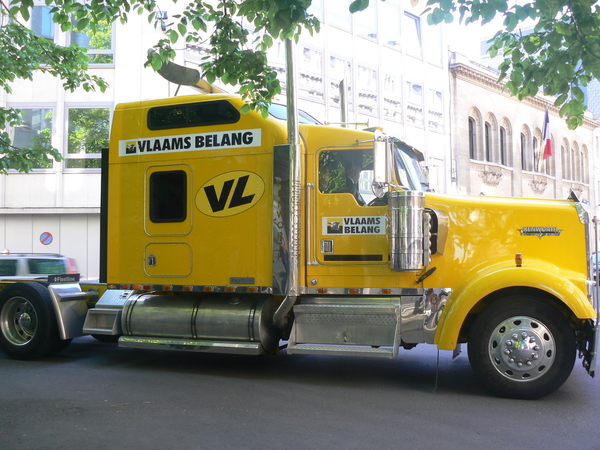 Vlaams Belang, Camion, Truck, Geel